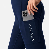 Cuissard velo femme bleu marine VELYXA Core 8
