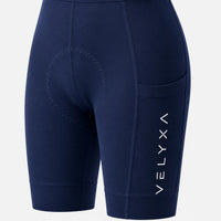 Cuissard velo femme bleu marine VELYXA Core 9