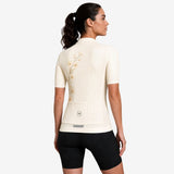maillot cyclisme femme bloom ivory 4