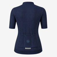 maillot cycliste femme pure bleu marine 4