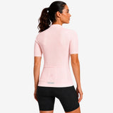 maillot cycliste femme pure bleu rose 4