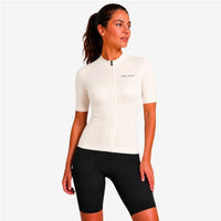 maillot cycliste femme pure ivoire 1