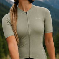 maillot cycliste femme pure sauge 