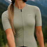 maillot cycliste femme pure sauge 