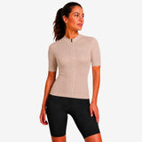 maillot cycliste femme pure taupe 4
