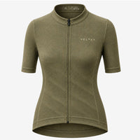 maillot cycliste femme terra olive 2
