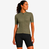 maillot cycliste femme terra olive 3