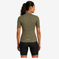 maillot cycliste femme terra olive 4