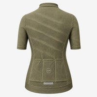 maillot cycliste femme terra olive 5