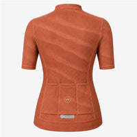 maillot cycliste femme terra terracota 1