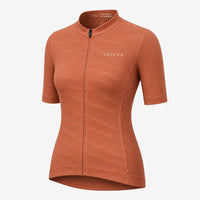 maillot cycliste femme terra terracota 5