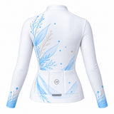 maillot hiver cyclisme femme coastal blue 3