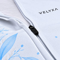 maillot hiver cyclisme femme coastal blue 5