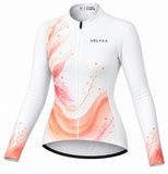 maillot hiver cyclisme femme coastal sunset 1