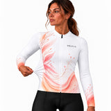 maillot hiver cyclisme femme coastal sunset 2
