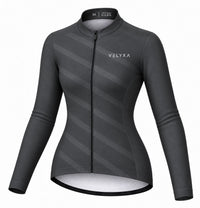 Maillot de cyclisme Thermique Femme Terra - Ardoise