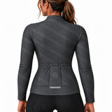 Maillot de cyclisme Thermique Femme Terra - Ardoise