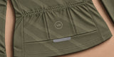 maillot hiver cyclisme femme terra olive 6