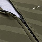 maillot hiver cyclisme femme terra olive 7