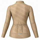 maillot hiver cyclisme femme terra sand 1